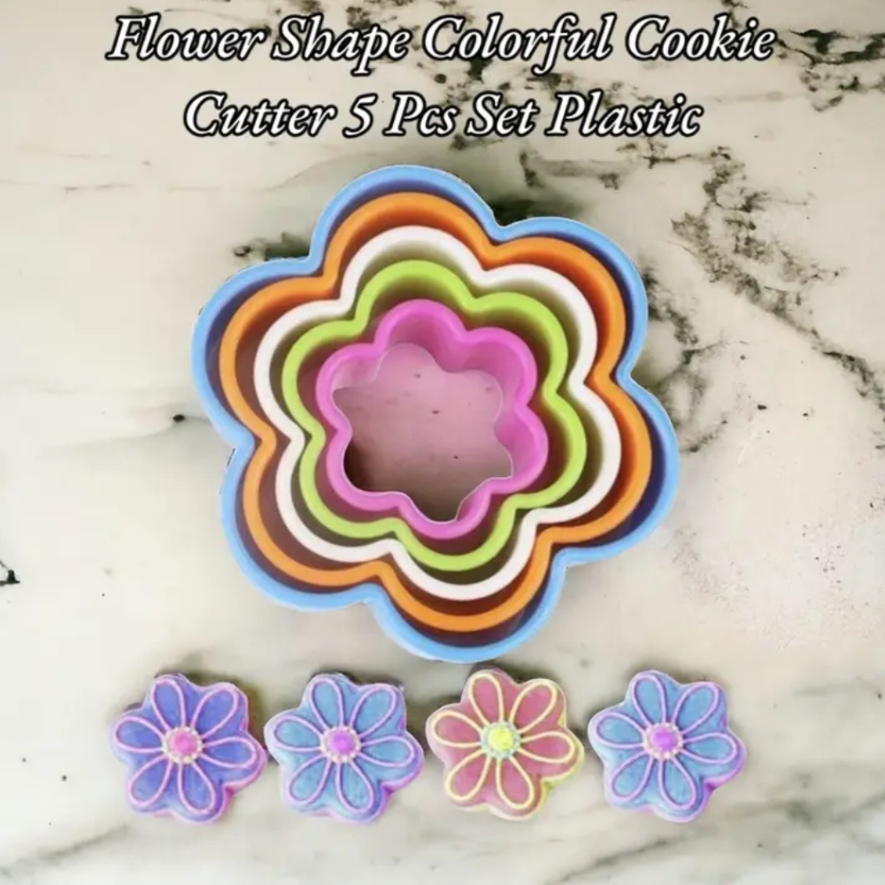 Flower Shape Cookie Cutter Multi Size Set