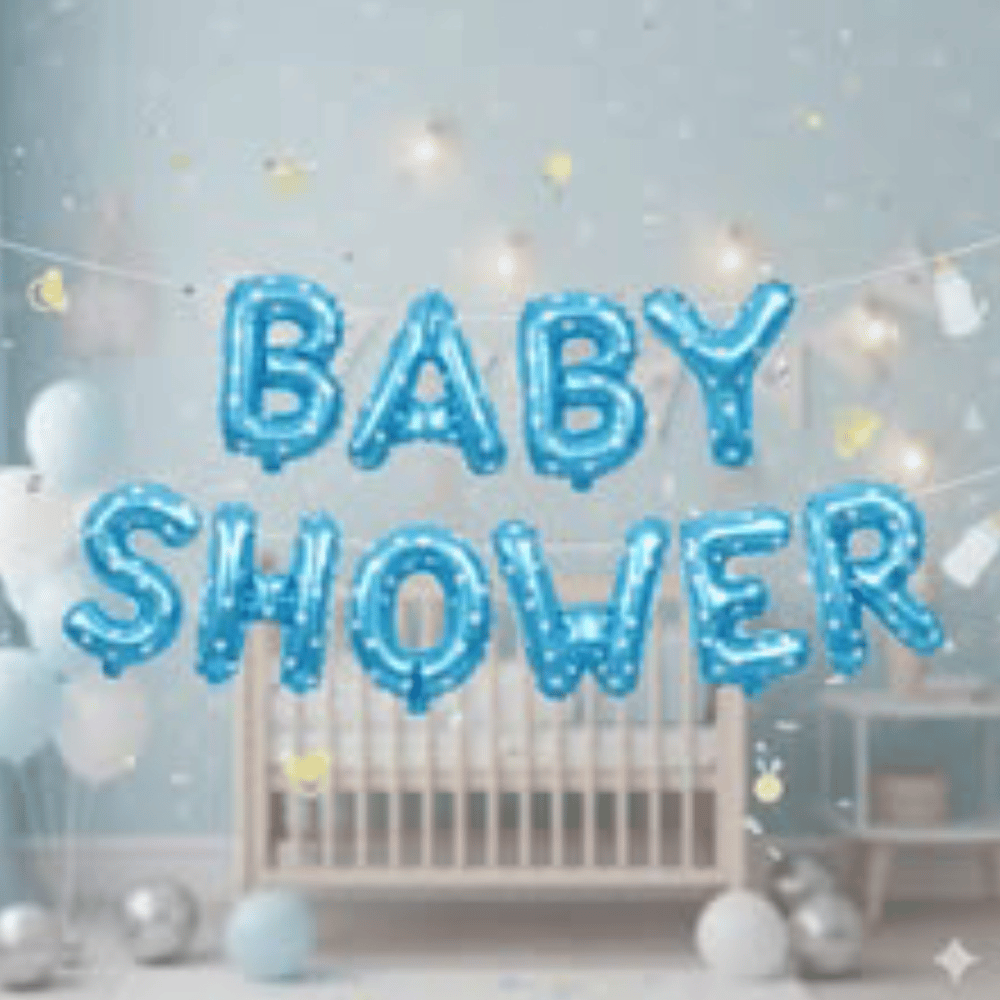 Baby Shower foil balloon set