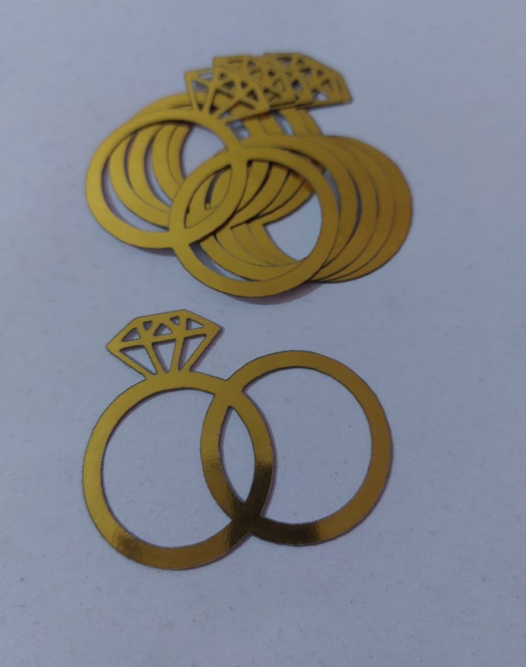 Ring tag 6 piece pack acrylic sheet