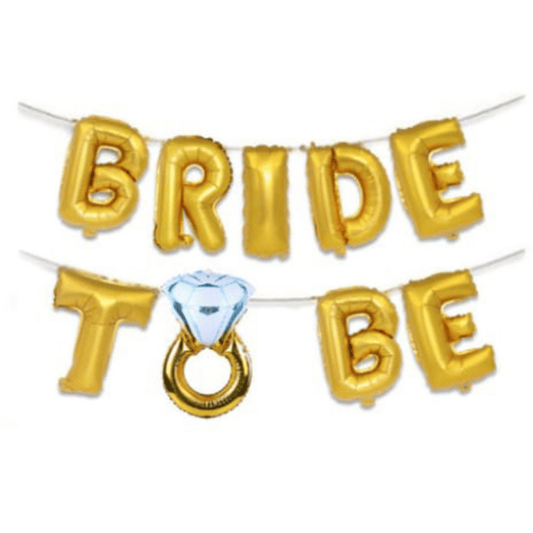 Bride To Be foil Balloon set