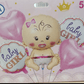 Baby Girl Foil Balloon Decoration Set