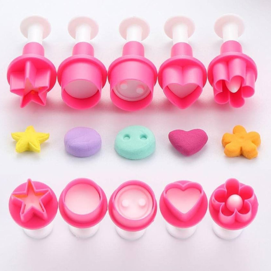 Fondant Plunger Cutter Shape Set