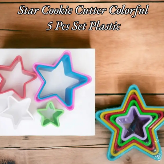 Star Shape Cookie Cutter Colorful Set