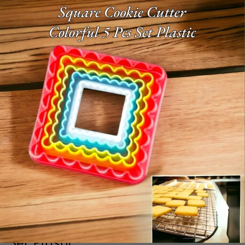 Square Shape Cookie Cutter Multi Layer Set