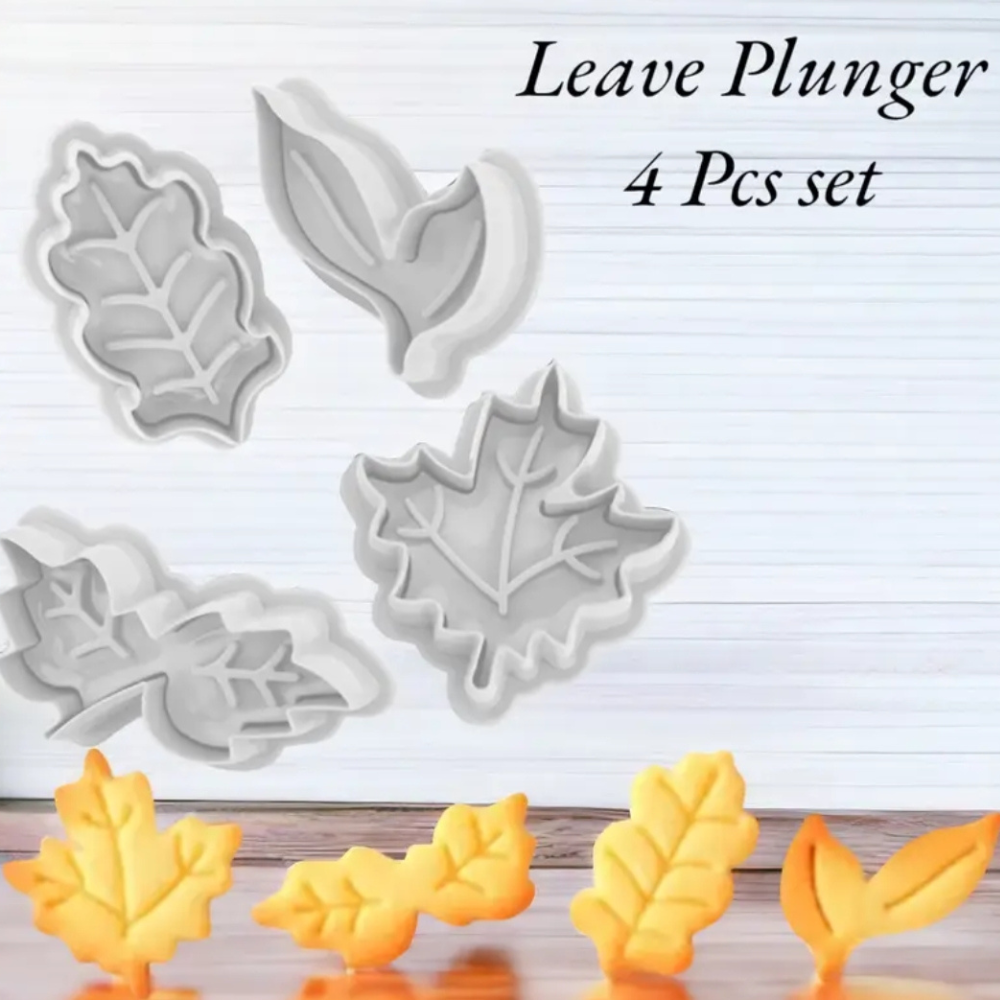 Leaf Shape Plunger Cutter Set