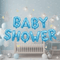 Baby Shower foil balloon set
