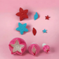 Star flower leaf Shape Plunger Cutter Set