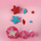 Star flower leaf Shape Plunger Cutter Set