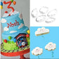 Cloud Shape Fondant plunger Set