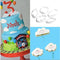 Cloud Shape Fondant plunger Set