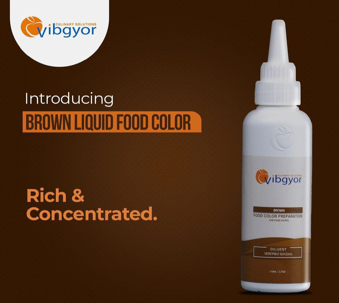 Vibgyor brown liquid color