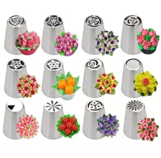 Russian nozzle 12 piece set