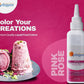 Vibgyor rose pink liquid color