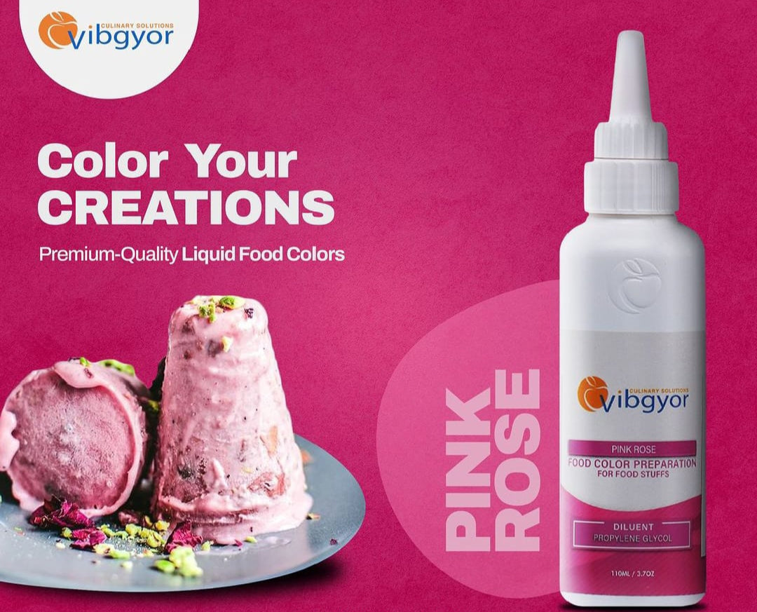 Vibgyor rose pink liquid color
