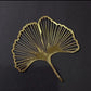 Leaf tag 12 piece pack golden paper sheet