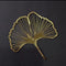 Leaf tag 12 piece pack golden paper sheet
