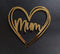 Mum heart tag 6 piece pack acrylic sheet