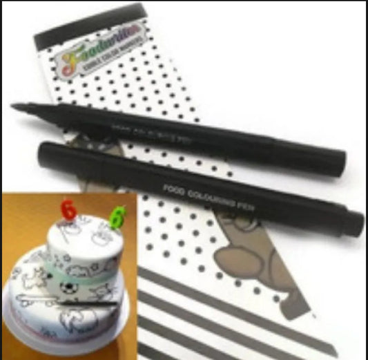Edible black marker