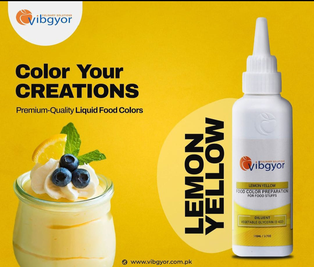 Vibgyor Lemon yellow liquid color