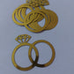 Ring tag 6 piece pack acrylic sheet