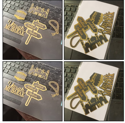 Umrah Mubarak paper sheet