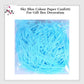 Sky blue confetti