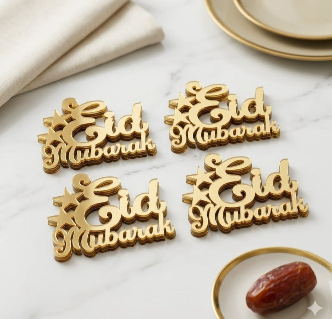 Eid Mubarak tag 12 piece