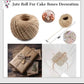 Jute roll for cake and gift decoration